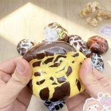 6pcs Handmade Mint Dark Chocolate Squeeze Stress Relief Wax Ball, Crispy Texture When Squeezed, Suitable For Men And Women, Ideal As Party Favors Or Perfect Gifts For Holidays, Birthdays, April Fools' Day, Christmas - 抹茶 - 查看 4
