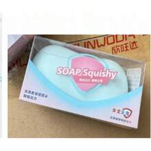 ASMR Crunchy Soap Bead Filled Squishy Ball, Adult Anti Stress Squeeze Fidget Toy - 藍色1 - 查看 3