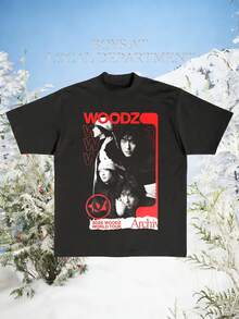 Camisetas masculinas - preto - Ver 1