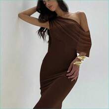 Women Midi Dresses - Light Yellow - View 8