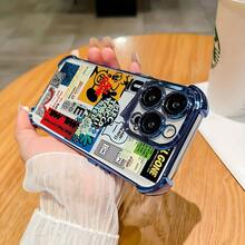 Funda para Teléfono - Elegante funda diseñada para varios modelos de , incluyendo los más recientes, con una parte trasera transparente y suave que ofrece protección contra caídas. - Color mixto 1 - Ver 4