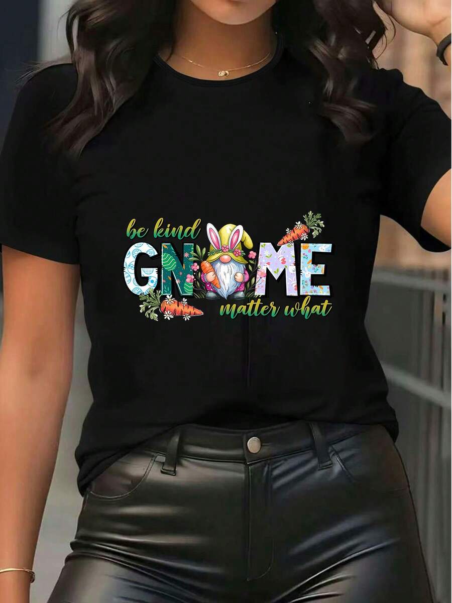 Women T-Shirts - Black - View 1