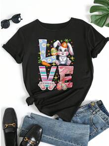 Women T-Shirts - Black - View 5