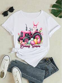 Women T-Shirts - White - View 4