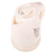 Adler Elektrischer Wasserkocher Kabelloser Wasserkocher Wasserkocher mit schnellem Kochvorgang 1L 850W Trockengehschutz Automatische Abschaltung Abnehmbarer Kalkfilter 360° Basis Kabelaufbewahrung Beige - EU E-Typ Stecker (220-240V) - Übersicht 3