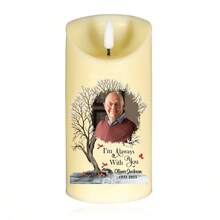 1支个性化纪念LED蜡烛，可定制照片和姓名，缅怀挚爱，营造逼真美丽的烛光效果，纪念珍贵时刻，慰问礼物，家庭圣诞礼物，营造温馨的家庭氛围 - 款式2 - 查看 13