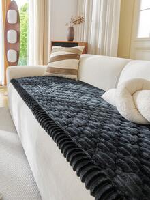 1pc Stain-Resistant Quilted Flannel Sofa Cushion, Non-Slip Bottom, Durable & Washable, Suitable For Families With Children Sofa Protector - Multiple Styles - View 8