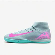 Nike New Superfly 10 男款中筒緩震經典訓練足球鞋 FQ8332-301 - 霧霾藍 - 查看 2