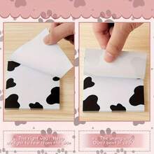 50 Sheets Of Material, Pointillism, Macaron Color Series, Tearable Handbook Material, Base Decoration Collage Material School Supplies - one-size - View 3