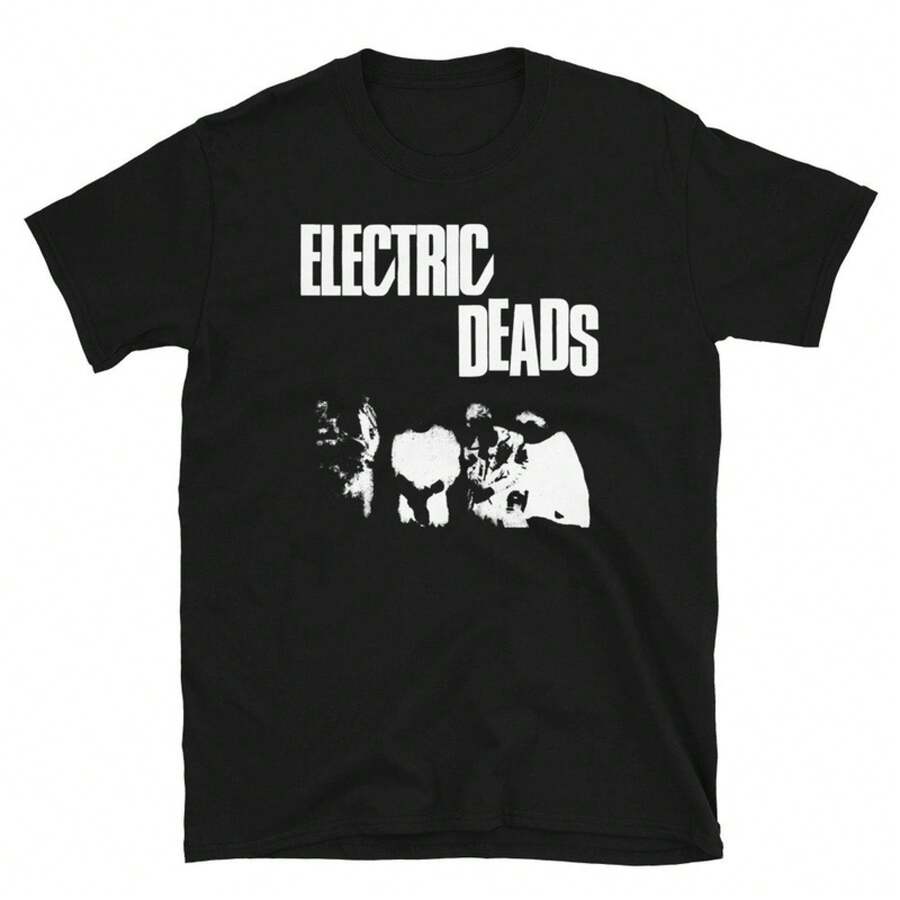 Maglietta Electric Deads, T-shirt unisex cult della band punk hardcore danese degli anni '80 - nero - Visualizzare 1
