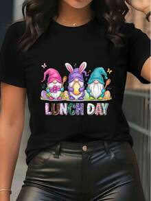 Women T-Shirts - Black - View 1