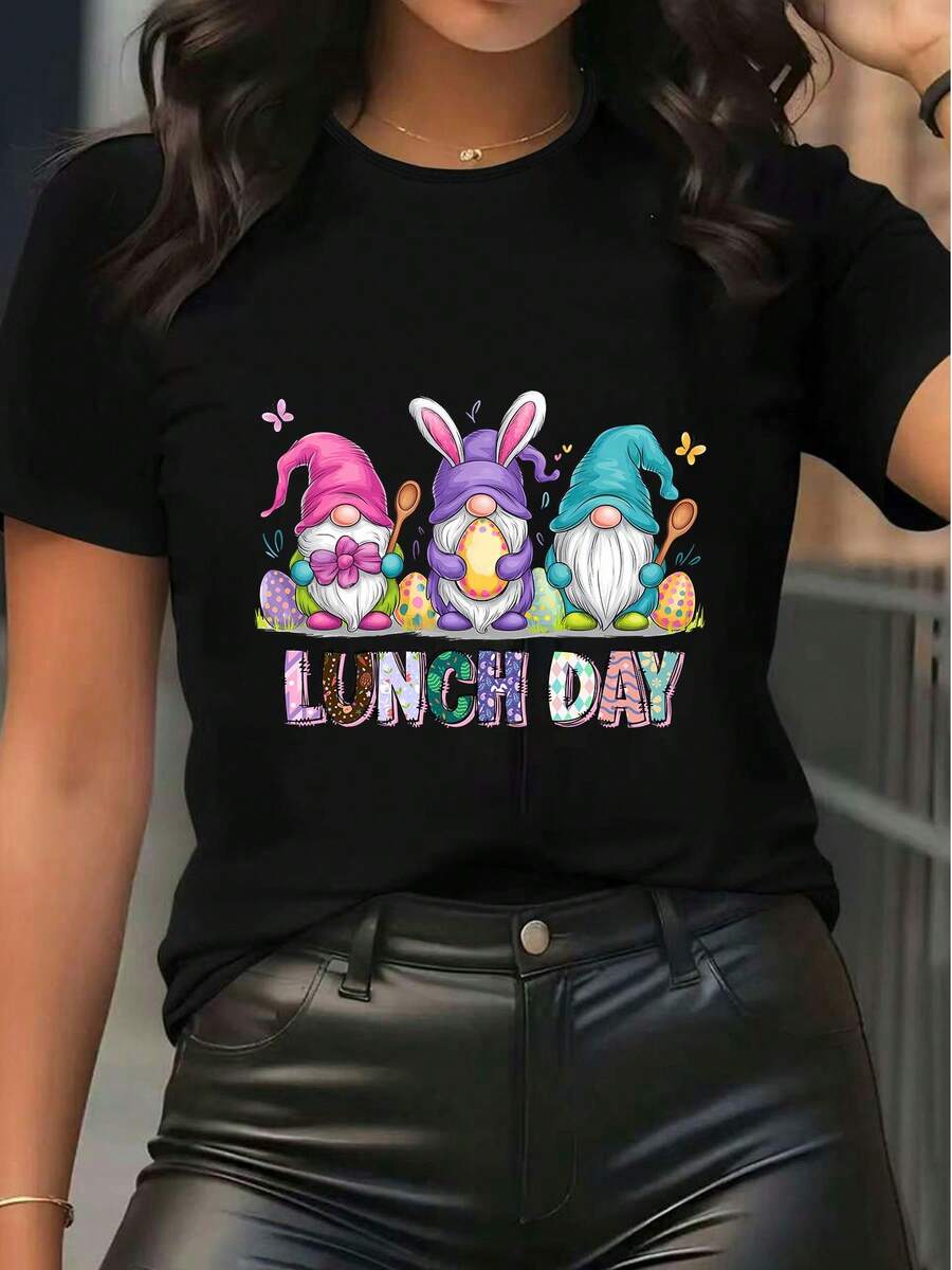 Women T-Shirts - Black - View 1