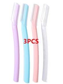 1/3/5/12/20pcs Safety Eyebrow Trimmer & Razor, Exfoliating & Hair Removal Tools, Body & Facial Eyebrow Shaver, Multi-Color Depilation Tools, Beginner Eyebrow Shaping Tool Set - Multicolor - View 8