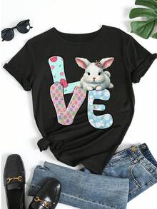 Women T-Shirts - Black - View 5