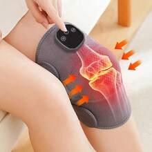FollowBreak 1 pieza Dispositivo de masaje de pierna, masajeador de rodilla ajustable con calor y vibración, 4 niveles de temperatura y 3 niveles de intensidad, para rodilla, hombro, codo - Multicolor - Ver 13