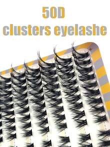 216pcs 30D Natural Soft Lightweight Reusable False Eyelash Clusters, Suitable For Beginners, Individual False Eyelash Clusters - D - View 4