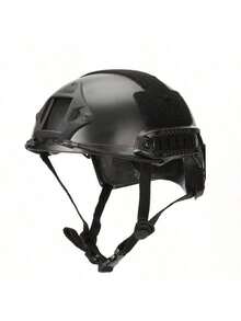 Tactical Helmet, Riot Control Special Forces Tactical Tiger Stripe Special Operations Training Helmet, Made Of Fiberglass, With Adjustable Chin Strap, Night Vision Device Mount, And Side Rails, Fathers Day Gift - A - View 7