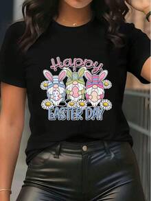 Women T-Shirts - Black - View 1