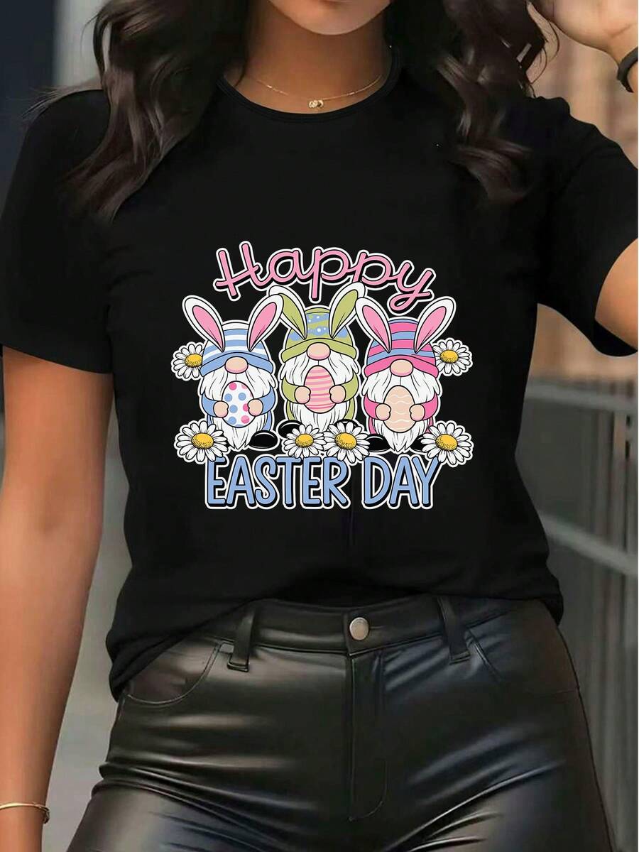 Women T-Shirts - Black - View 1