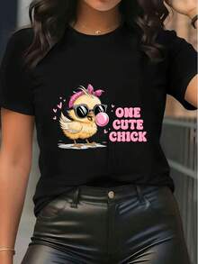 Women T-Shirts - Black - View 6