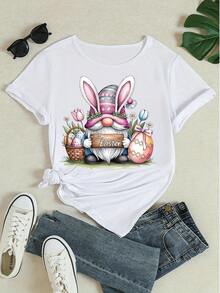 Women T-Shirts - White - View 4