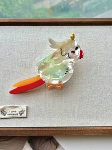 醋酸纖維髮爪夾，新款鳥類鸚鵡設計髮夾適用於後腦盤髮，髮爪髮飾，動物鳥類醋酸纖維爪夾，孔雀啄木鳥髮夾，個性化創意多功能大號髮爪髮飾，新款蝴蝶結貓咪醋酸纖維爪夾，可愛甜美後腦髮爪，學生髮夾，馬尾夾，盤髮髮夾，動物醋酸纖維爪夾，可愛卡通燕子髮夾，少女鸚鵡髮爪，獅子髮爪，撞色後腦盤髮爪夾，可愛卡通小鳥髮夾，馬尾醋酸纖維髮爪髮飾 - 彩色 - 查看 21