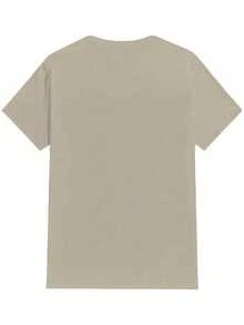 Funny Short-Sleeved T-Shirt For Men, Polish Style, For Summer. - 卡其色 - 查看 2