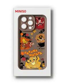 Ốp điện thoại Disney Vua Sư Tử Simba, dành cho iPhone 17promax, 17pro, 16, 15, 14plus, 13, 12, 11promax, xsmax, xr, Thiết kế hoạt hình dễ thương, thời trang, tối giản, mới. - Màu Khaki - Xem 6