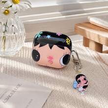 Japanese Minimalist Floral Design Pro 3/Pro 2 Cute Protective Case, Suitable For Apple 4/ 3 New Version 1/2, Elegant Earphone Case For Women - Champagne - View 3