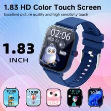 1pc Unisex High-Definition Full Screen Soft Silicone Strap Wireless Call Multi-Sport Mode Message Notification Fitness Tracking Calorie & Distance Tracking Music Control Remote Camera Sports Style Smart Watch Suitable For World Cup Party - Multicolor - View 6