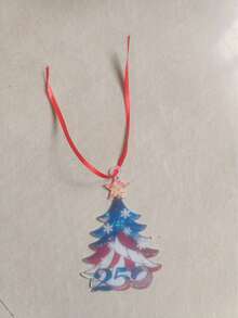 Acrylic Hanging Ornament For 250th Anniversary Of US Independence Day, Car Interior Pendant, Christmas Tree Holiday Decor - Multicolor - View 6