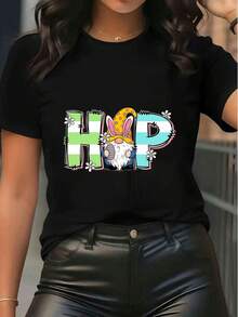 Women T-Shirts - Black - View 6