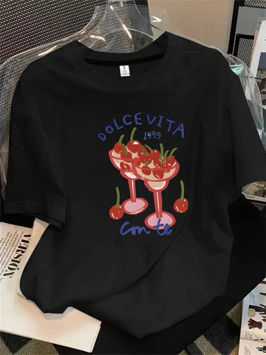 Halloween Graphic T-Shirt - Black - View 1