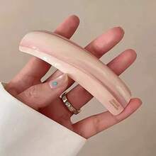 1/2/4pcs All-Season Elegant Versatile Acetate Spring Hair Clips Street Style - Multicolor - View 5