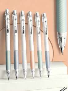 4 Mechanical Pencils, Smooth Writing, Durable ABS Material, Suitable For Students And Office Use, Various Colors Back To School. - Pencil - View 1