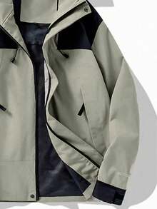 Chaqueta para mujer 3 en 1 para exteriores, adecuada para senderismo y deportes de primavera - Gris Claro - Ver 4