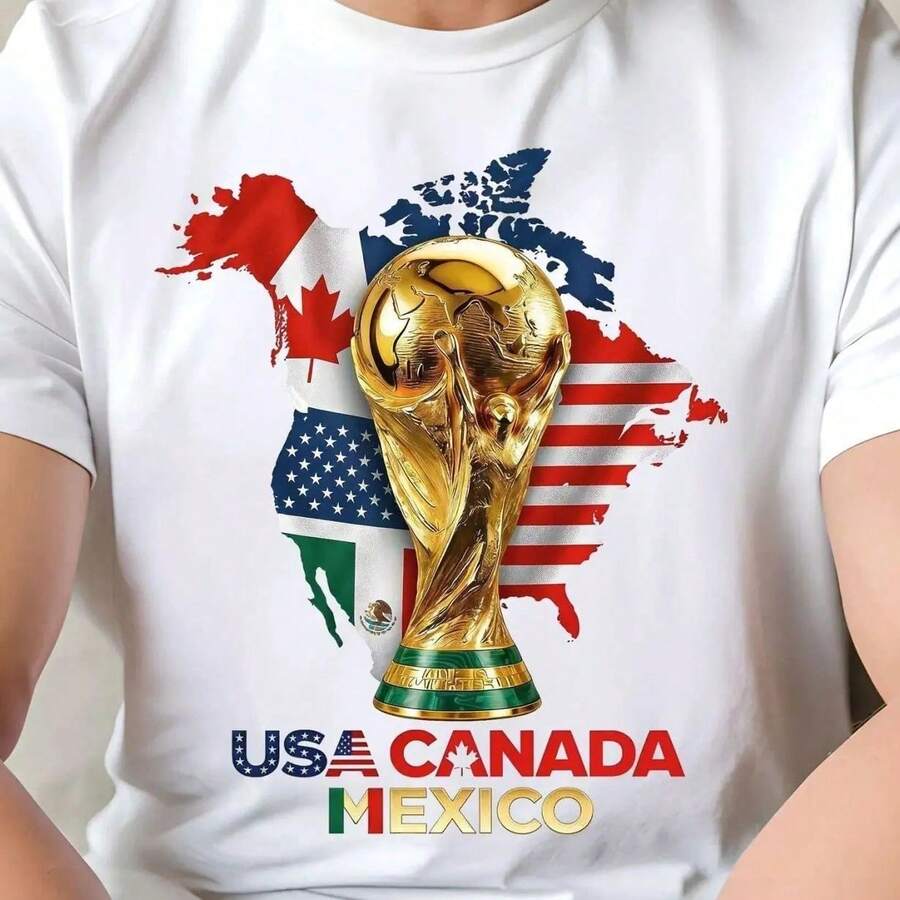 FIFA-FIFA World Cup 2026 USA Canada Mexico – T-Shirt-241 - White - View 1