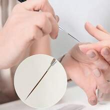 1pc Nail Art Liner Pen, Extremely Fine Tip, Solves Issues Of Crooked, Blurry Lines, Frayed Bristles. Good Bristle Rebound, Non-Splitting, Smooth Line Drawing, Precise Hand-Painted Patterns, Natural Gradient Transition. Suitable For Spring/Summer DIY Nails, French Lines, Polka Dots, Plaid, Nail Art Details Creation. Easy For Beginners, Maintains Shape After Repeated Washing, Non-Slip Barrel, Comfortable Grip. - Multicolor - View 2