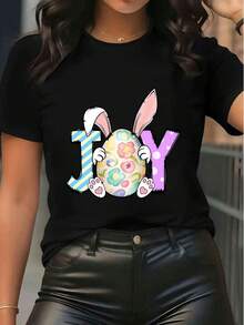 Women T-Shirts - Black - View 6