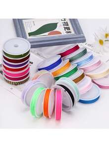 10 Rolls 0.8mm No.72 Jade Thread - 10M Colorful DIY Braided Cord For Chinese Knotting, Bracelet, Necklace Making & Jewelry Findings - 10 Rolls/0.8mm Jade Wire - View 3