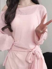 Women Tops - Pink - View 6