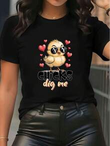 Women T-Shirts - Black - View 6