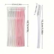1/4/10-Piece Set: Eyebrow Trimmers & Razors,Exfoliating & Hair Removal Tools, Body Hair Trimmers,Facial Eyebrow Shavers, Multi-Color Hair Removal Kit, Beginner's Eyebrow Shaping Tool, Seteyebrow /Dermaplaning Tool/Razorbladeshaver For Women - Multicolor - View 4