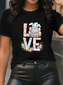 Women T-Shirts - Black - View 6