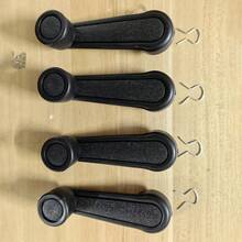 4pcs Manual Window Wiper Arm Handles With Gaskets And Springs, Universal Car Interior Accessories Replacement Parts, Car Window Crank Handles For Car Enthusiasts And Repair - A - View 7