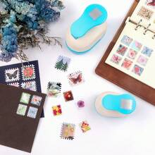 Alat Pelubang Kertas Stempel, Pemotong Tepi Dekoratif, Alat Scrapbooking, Pelubang Tuas Manual untuk Scrapbook, Jurnal, dan Pembuatan Kartu - Mesin stempel - View 8