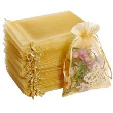 50pcs Organza Gift Bags, Wedding Candy Bags, Gift Packaging Supplies, Size 7*9cm, Holiday Event And Party Supplies, Home Living Supplies, Wedding Party Supplies, Table Decor Gift Packaging Bags, Table Decor, Baking Packaging Bags, Jewelry Packaging Small Gift Packaging Supplies Bags, Event And Party Supplies Gift Mesh Bags, Suitable For Various Holidays, Celebrations, Outdoor Parties, All Year Round, Fruit Anti-Insect Mesh Bags - J-Multicolor - View 14