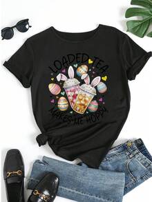 Women T-Shirts - Black - View 5