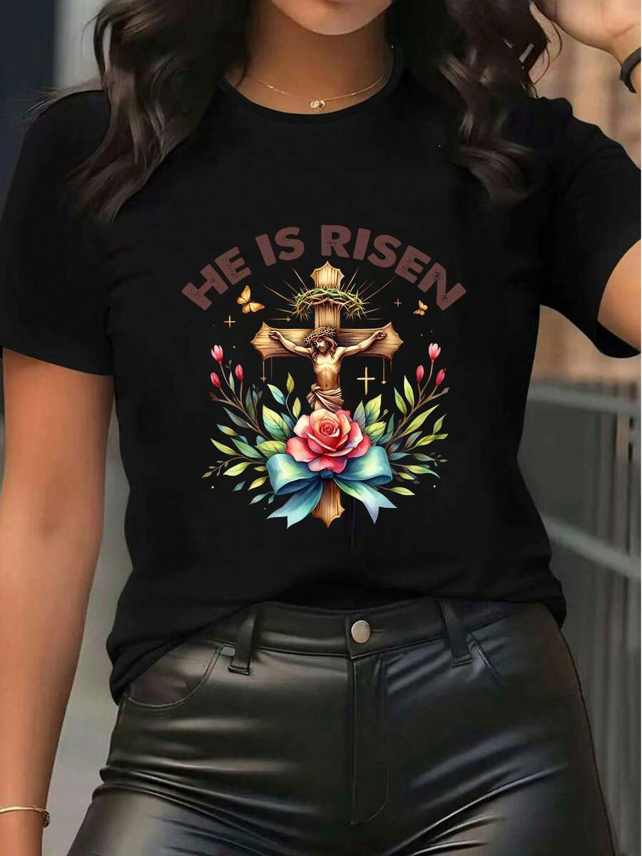 Women T-Shirts - Black - View 1