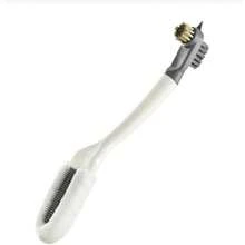 Lumbor37 Cepillo Profesional para Limpiar Calzado, Cepillo Limpiador Multifuncional con Cerdas Suaves, Ideal para Uso Doméstico y Tareas de Limpieza Versátiles - Color de la madera - Ver 9